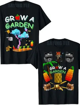Grow A Garden - Candy Blossom T-Shirt Humor Funny Video Game Controller Saying Tee Boys Fashion Gamer Streetwear Clothes Novelty - Aliexpress - FashionsVida