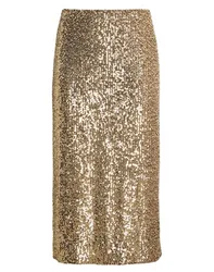 Midi-Rock Damen Gold 42,44 Damen