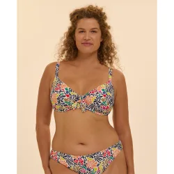 Top de bikini con aro