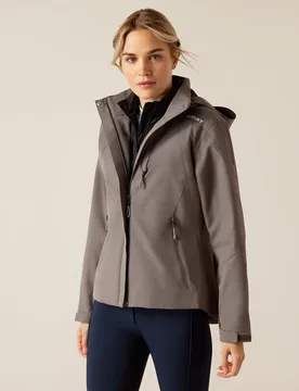 Damen Jacke COASTAL H²O, plum grey XS - Ariat - FashionsVida