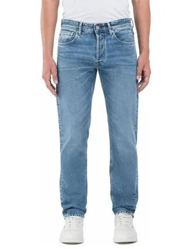 Mens Medium Blue Grover Jean - Male - Blue - W36 L32 - Replay - FashionsVida