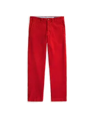 Pantalon en velours côtelé rouge 31/L32