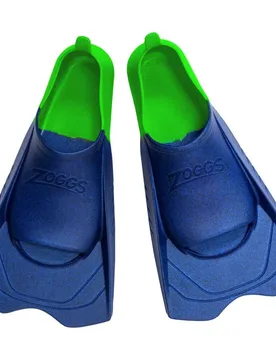Short Blade Eco Swimming Fins Blue / Green UK 6-7 unisex - Zoggs - FashionsVida