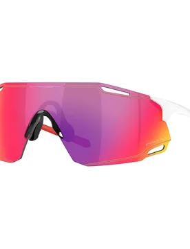 Cybr Dyno Sunglasses Polished White Prizm Road/CAT3 - Oakley - FashionsVida
