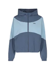 Chaqueta de mujer UA Rival Woven azul oscuro M