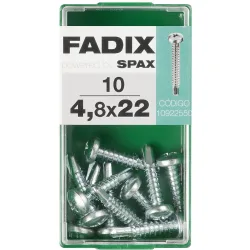 Tornillo Roscachapa Cabeza Redonda Ø4,8 x 22 mm - Caja 10 Uds