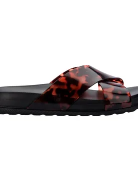 Claquettes Cozy Slide Ii Black/Tortoise EU 40 Homme - Melissa - FashionsVida