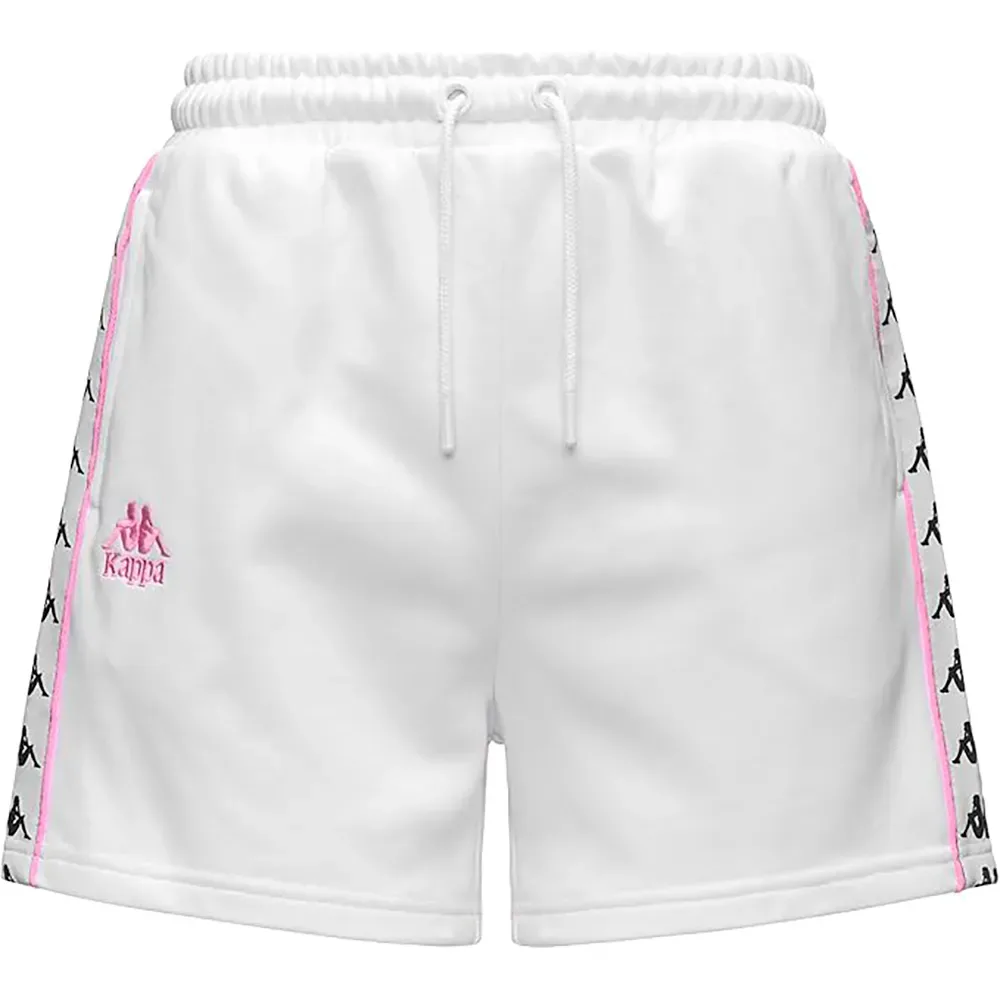 Short 222 Banda Ivissa White / Pink Prism S - Kappa - FashionsVida