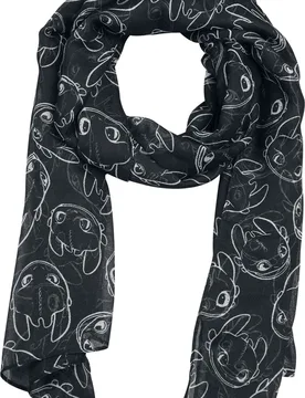 Tuch - Light Up - für Damen - multicolor - EMP exklusives Merchandise! - Frauen - female - Drachenzähmen leicht gemacht - FashionsVida