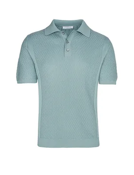 Daniele Fiesoli Polo bleu clair S - Daniele Fiesoli - FashionsVida