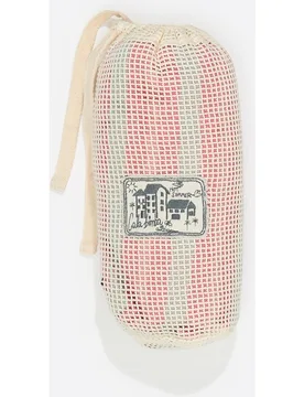 Toalla 100% algodón de rayas con flecos - Bimba y Lola - FashionsVida