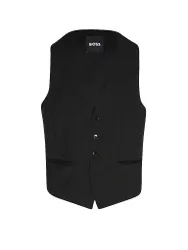 Anzugweste H-HUGE schwarz 58 herren