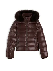 Chaqueta acolchada marrón XS