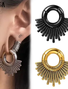 Giga 2PCS 6mm(2g) Sector Stainless Steel Ear Weights Hangers Expander Ear Plugs Gauges Stretcher Piercing Body Jewelry Earrings - Aliexpress - FashionsVida