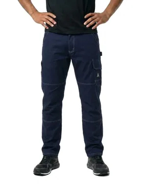 Pantalon De Travail Hardwear 08679 Big Thigh Pockets Navy 64 - MASCOT - FashionsVida