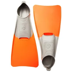 Pool Colour Long Swimming Fins Orange EU 36-37 unisex