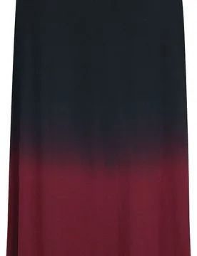 Langer Rock - Save Tonight - XS bis L - für Damen - Größe XS - schwarz/rot - Frauen - female - Black Premium by EMP - FashionsVida