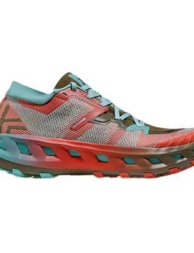 Terraskin X02 Trail Running Shoes Burnt Red / Aqua / Dark Kaki UK 8 Men,Women - X-BIONIC - FashionsVida