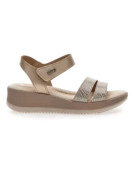 Sandali con Platform Gold 543139 37 - MIO TEMPO - FashionsVida