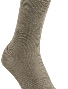 Extra Roomy Wool‑rich Softhold® Seam‑free Socks - Oatmeal - Size: L - Cosyfeet - FashionsVida