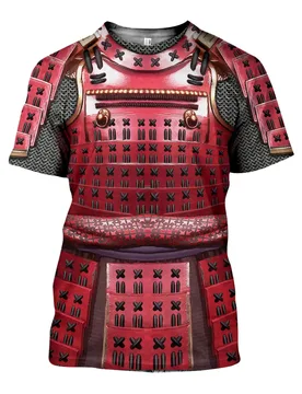 New summer T shirts 3D Printed Samurai Armor Men Harajuku Fashion Short sleeve shirt street Casual Unisex T-shirt top - Aliexpress - FashionsVida