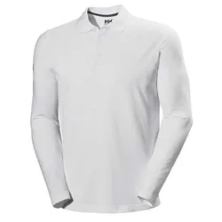 Crewline Long Sleeve Polo White S Men