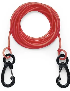 C Moschettone 8 M Elastic Line With Swivel - C4 - FashionsVida