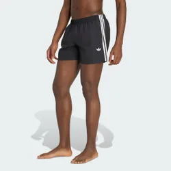 SHORT DA NUOTO A 3 STRISCE S 5" Black