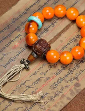 Round bead , wild mountain tortoise shell bracelet, Tibetan-style bone three-way accessory, men' - Aliexpress - FashionsVida