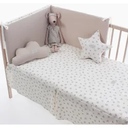 Colcha y protector de cuna 60x120 Graciela