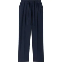 Pantalón de lino de hombre corte clásico elástico
