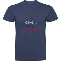 Maglietta A Maniche Corte Dive Diving Scuba
