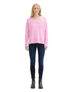 Pantaloni 10333 Jona Used Dark Stone Blue Denim 28 - Tom tailor - FashionsVida