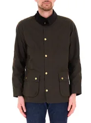 Giacca cotone cerato VERDE SCURO XL