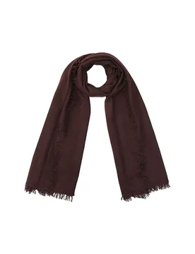 Écharpe en cachemire rouge foncé - KATESTORM - FashionsVida