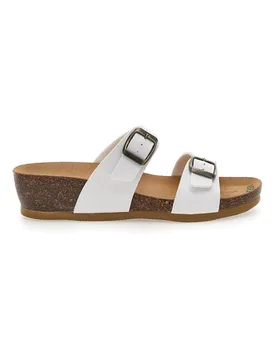 Ciabatte Bianche con Fibbia 22713 38 - BIO UP - FashionsVida