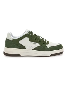 Sneakers verde e bianco in pelle 182198 70224 46 - Diadora - FashionsVida