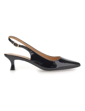 Décolleté Nero vernice slingback tacco medio FDS246C 38 - MON DIEU - FashionsVida