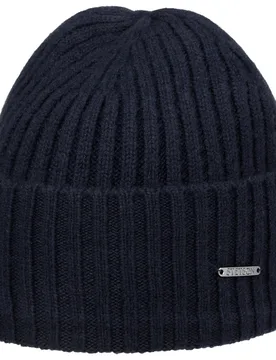 Varnell Cashmere Knit Hat by - navy - Female - Size: One Size - Stetson - FashionsVida