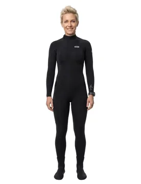 Combinaison En Néoprène à Manches Longues Et Fermeture éclair Dans Le Dos Static 3/2 Mm Black L - Ion - FashionsVida