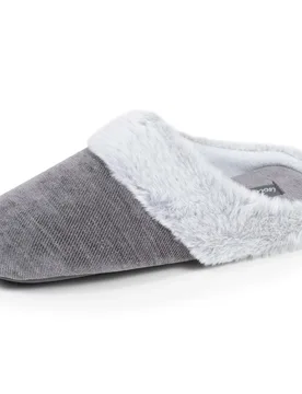 Chaussons Mules pailleté Gris foncé gris foncé 35/36 - Isotoner - FashionsVida