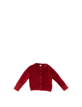 Cardigan maniche lunghe ROSSO 5A - iDO - FashionsVida