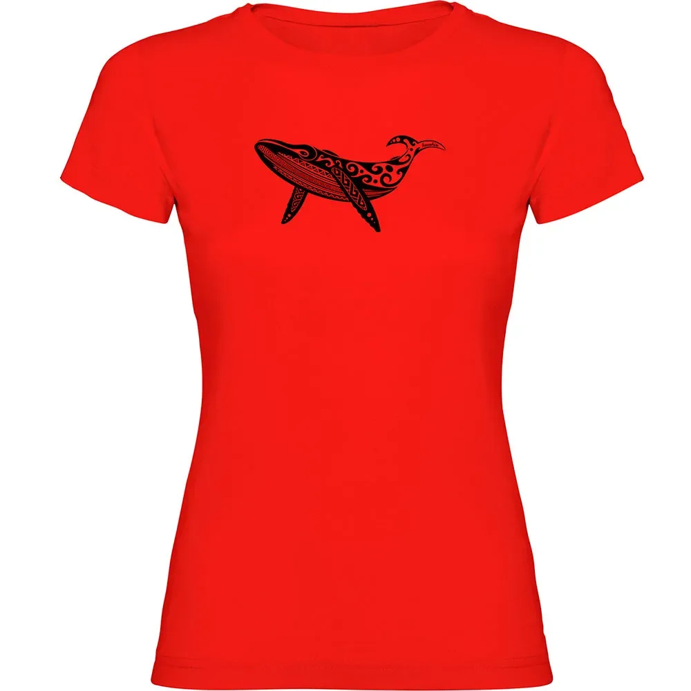 Maglietta A Maniche Corte Da Donna Whale Tribal - Kruskis - FashionsVida