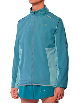Tech Light Jacket Citadel / Cloud Blue S Men - Mizuno - FashionsVida