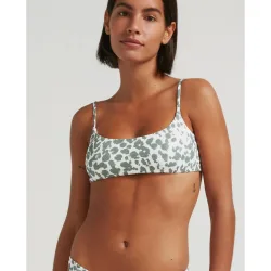 Top de bikini Soft Safari con tirantes regulables