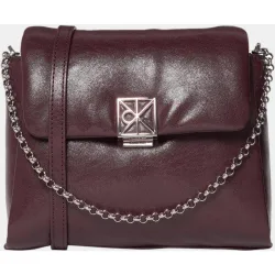 Bolso bandolera con acabado acolchado