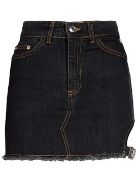 Jeansrock Damen Schwarz 32,34,36,38 Damen - Gcds - FashionsVida