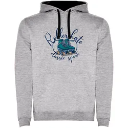 Sweat à Capuche Classic Sport Bicolor Heather Grey / Black 2XL