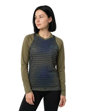 Maglia A Maniche Lunghe Scrub Dark / Mud - Ion - FashionsVida