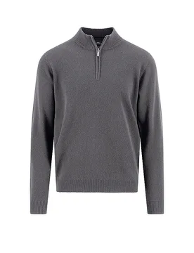 Kaschmirpullover grau 4XL Herren - FYNCH-HATTON - FashionsVida